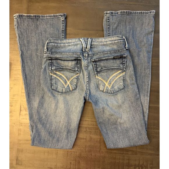 William Rast Belle Flare Jeans with Back Flap Pockets - Sz 27 - Picture 1 of 15